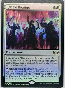 MTG Rabble Rousing Streets of New Capenna Foil - Picture 1 of 1
