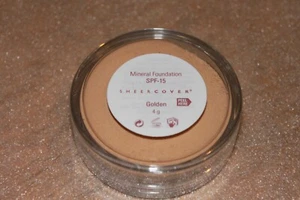 Sheer Cover GOLDEN Mineral FOUNDATION LARGE FULL SIZE 4g NEW & SEALED! - Picture 1 of 1