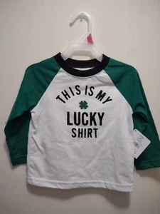 Boys This Is My Lucky Shirt St. Patricks Day T-Shirt 18M - Picture 1 of 2