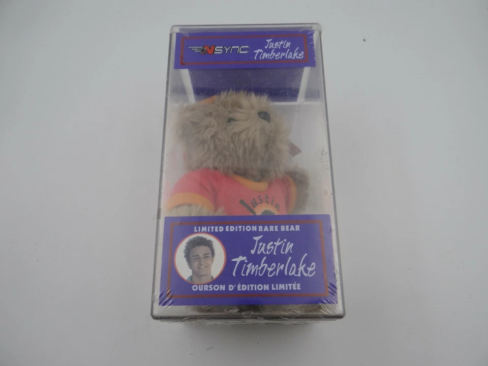 NSYNC Collectible 2000 Limited Edition RARE Bear Justin Timberlake