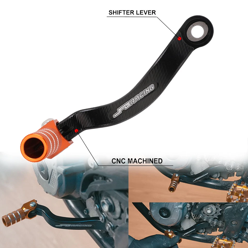 Motorcycle Folding Gear Lever CNC For SX XC XCW SXF XCFW EXC XCF 250-560 Orange Foto 1 de 4