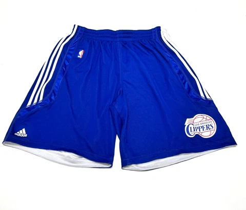 Adidas NBA Los Angeles Clippers Basketball Shorts Blue Men's 3XL Cover