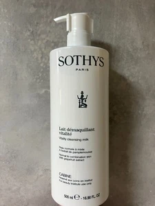 Sothys Vitality Cleansing Milk - 500  ml / 16.9 oz - New PROFESSIONAL SIZE - Picture 1 of 3