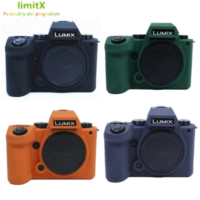 Funda de silicona antideslizante para cámara para Panasonic Lumix S5 II IIx S5M2 Foto 1 de 4