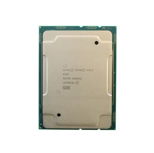 Intel Xeon Gold 6234 CPU Processor 8 Core 3.30GHz 24.75MB L3 Cache 130W SRFPN - Picture 1 of 1