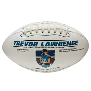 Fútbol americano Trevor Lawrence Jacksonville Jaguars #1 selección general edición limitada - Imagen 1 de 3