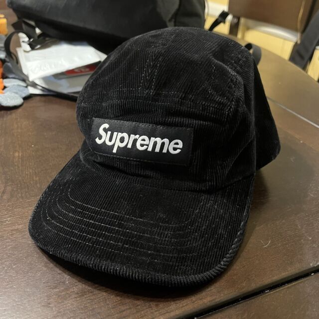 Supreme Black 5 Panel Hats for Men for sale