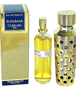 Shalimar Guerlain Refillable Gold Case + EDT 3.1 oz - Picture 1 of 11