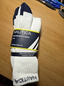 Nautical Athletic Socks- 3 Pack - Picture 1 of 1