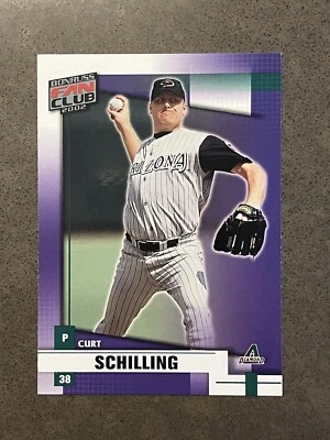 CURT SCHILLING 2002 DONRUSS FAN CLUB CARD # 95 B7706 - Image 1 of 2