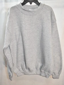 Gildan Sweatshirt Size Medium Heavy Blend Gray Boy's New - Picture 1 of 4