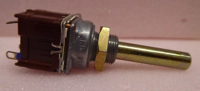 Preh - Potentiometer 1 kOhm lin. mit 2 pol. Netzschalter - sehr selten - Bild 1 von 4