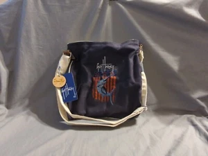 Guy Harvey Flag & Marlin Cross Body Bag, SunNSand, #GH4881B - NEW WITH TAGS - Picture 1 of 13