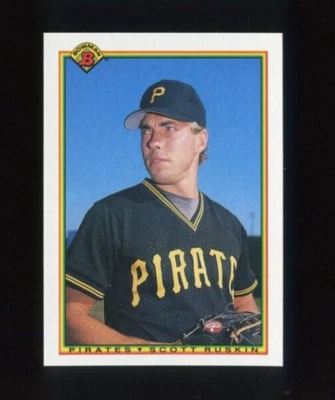 1990 BOWMAN #167 SCOTT RUSKIN ROOKIE RC PITTSBURGH PIRATES - Image 1 of 2