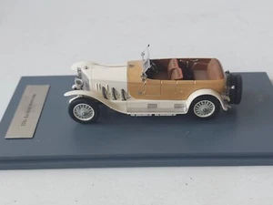 Mercedes 28/95 1922 White/Wood Effect Neo Scale Model 1/43 Resin Replica - Picture 1 of 10