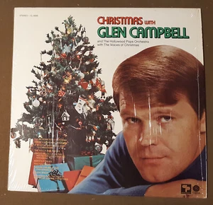 Glen Campbell Christmas by Capitol Records 33rpm VINYL LP with shrinkwrap - Imagen 1 de 3