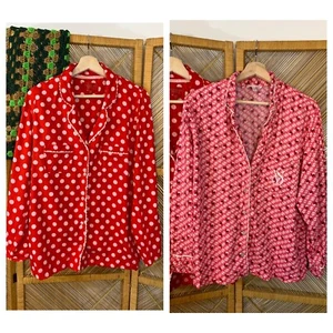 Lote Camisa Navidad Pijama Victoria's Secret Mediana - Imagen 1 de 14