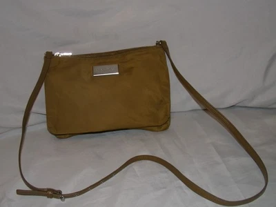 Bimba Y Lola Brown Nylon Crossbody Purse - Image 1 of 4