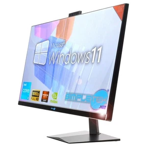 Tout En Un I3 24" Windows 11 Ram 8 Go Ssd 240 Go Ordinateur Fixe Édition Gaming - Photo 1/11