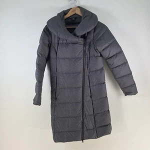 Macpac womens christabel jacket size 6 grey duck down coat long sleeve 114802 - Picture 1 of 10