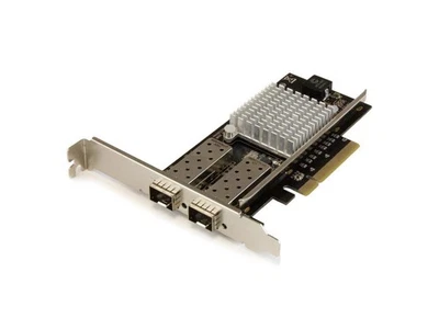StarTech.com 10G Network Card, 2x 10G Open SFP+ Multimode LC Fiber Connector, - Image 1 of 4