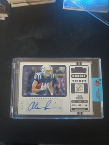 2022 Panini Contenders ALEC PIERCE Blue Parallel Rookie Ticket Auto RC #04\23. - Picture 1 of 3
