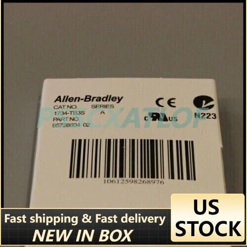 AB 1734-TB3S SER A POINT I/O Module PLC Terminal 1734TB3S New Factory Sealed - Image 1 of 1