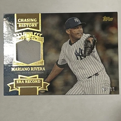 2013 Topps Chasing History Mariano Rivera /99 Relic, Legends of the Game /299 +1 - Image 1 of 4