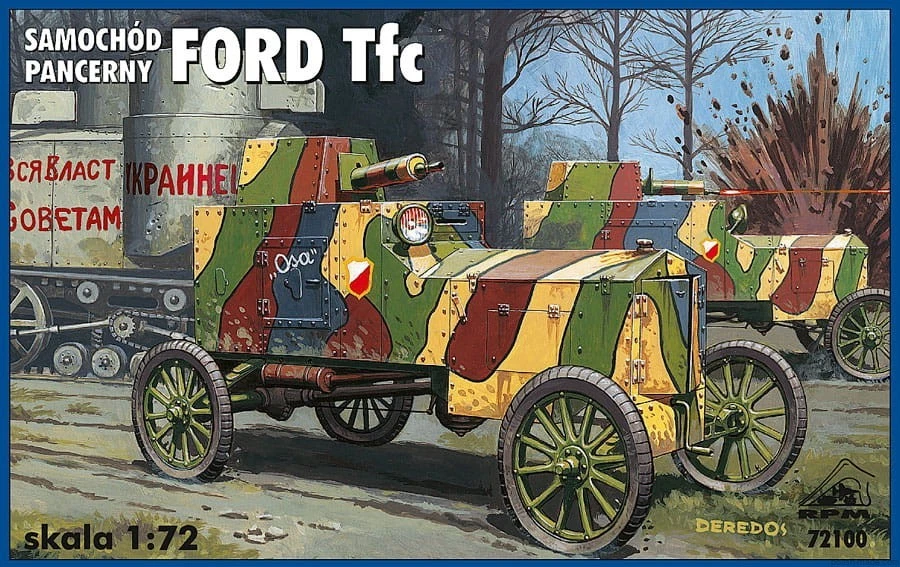 Samochód pancerny Ford Tc - RPM 72100 skala 1/72 - Immagine 1 di 2
