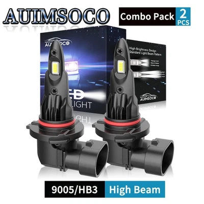 For Dodge Monaco 1990-1992 High Beam LED Headlight Kit Bulbs Super Bright - Image 1 of 4