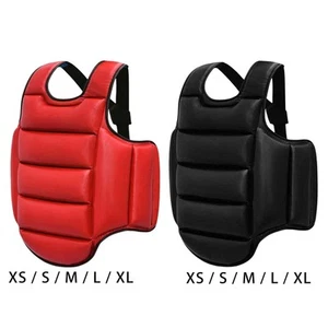 Taekwondo Protector Vest Karate Guard Chest Adjustable Boxing Rib for Women Men - Picture 1 of 42