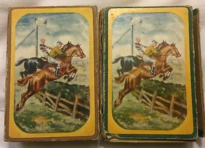 Steeplechase Nouvelle Pinochle Two Decks of Playing Cards - Picture 1 of 4