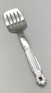 Acorn by George Jensen Sterling Handle Sardine Server 6.25" - Picture 1 of 5