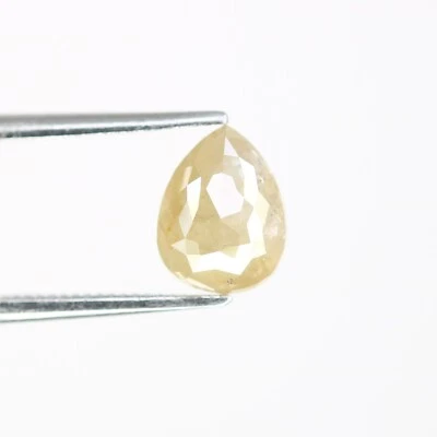 1.23 CT 7.60 MM Pear Shape Natural Grey Loose Galaxy Diamond Promise Ring  - Image 1 of 4