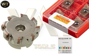 10x Sandvik R390-18 06 12M-KMR 1020 + testa coltello 90° D = 100 mm con fattura nuovo - Foto 1 di 1