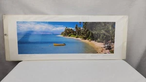 Estampado firmado Randy Jay Braun Hawaii tarde en Molokai mirando a Lanai con certificado de autenticidad - Imagen 1 de 10