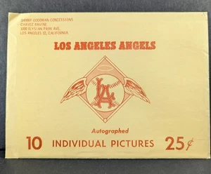Los Angeles Angels early 60' s set of 10 black & white signed 5 x 7 team photos - Picture 1 of 12