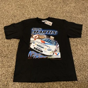 Vintage NASCAR Mark Martin Racing Jumbo Print Shirt NOS XL NIP Dead Stock - Picture 1 of 9