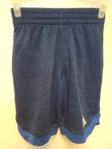 ADIDAS BOY'S CLIMALITE ACTIVE SHORTS, ROYAL HEATHER, X-SMALL - Picture 1 of 2