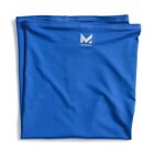 Mission Full-Face Blue Polyester/Spandex Cooling Neck Gaiter Covers Face