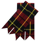 New Pair Wallace Tartan Kilt Sock Flashes/Scottish Kilt Sock Flashe Wallace