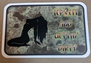 Pegatina de vinilo sucio para niñas Off Road Girl 4x4 - Imagen 1 de 1