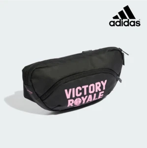 NEW adidas x FORTNITE Waist Bag Black / Bliss Pink - Picture 1 of 5