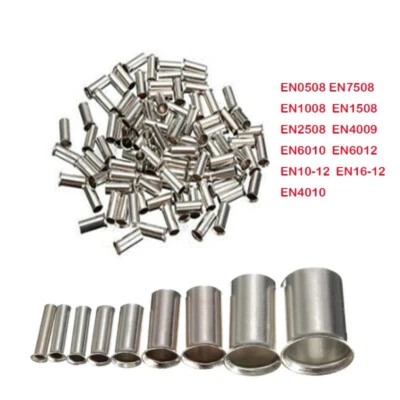 Non-Insulated Terminals Nakeds Wire Ferrules Crimp Terminals Wire Connector ﻿ - Image 1 of 4
