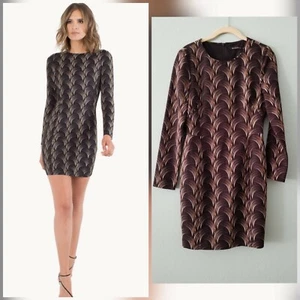 Black Halo Lively mini Moonlight Glow Dress 6 - Picture 1 of 9
