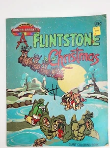 The Flintstones Christmas Coloring Book 1978 By Modern Promotions - Picture 1 of 6