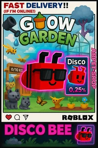 [🐶] Roblox GROW A GARDEN | Disco Bee [Divine] | Fast & Easy 🌱 - Picture 1 of 1
