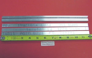 8 Pieces 1/8" X 1/2" ALUMINUM 6061 T6511 FLAT BAR 12" long Extruded Mill Stock - Picture 1 of 1