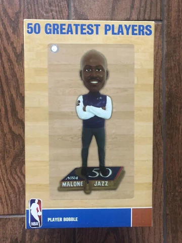 Karl Malone Utah Jazz 50 Greatest NBA Players Bobblehead Cover
