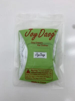Envoltura de pañales lavable para perro JOY DAOG para perro macho tamaño pequeño verde Foto 1 de 3